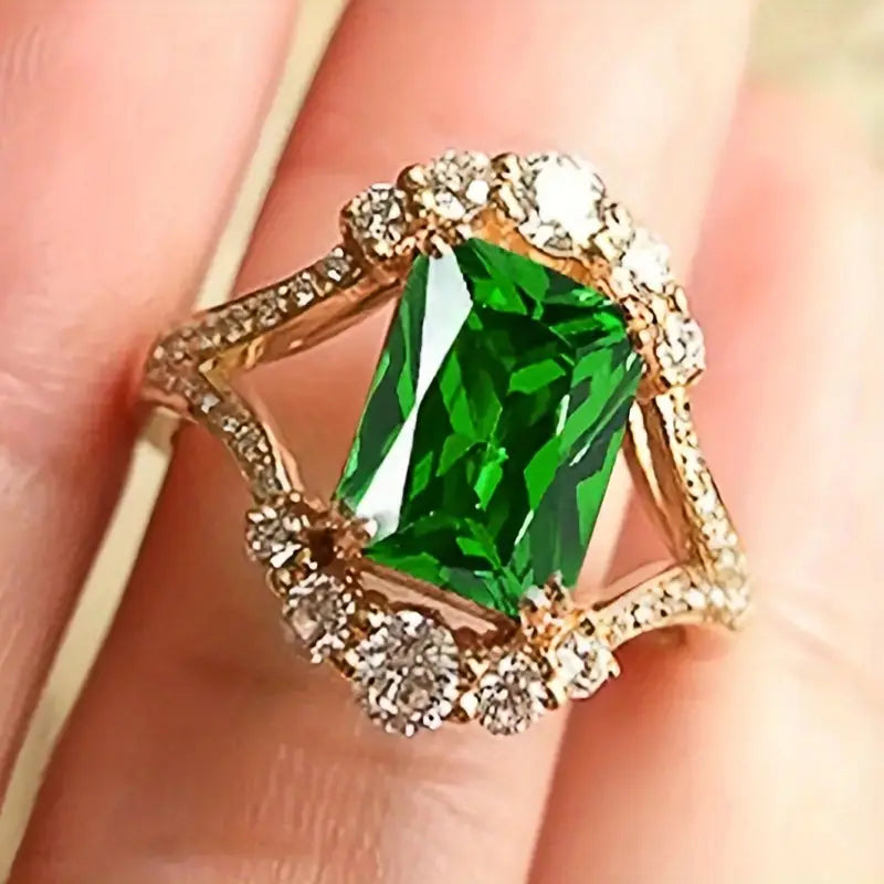 Anillo Esmeralda | Oro