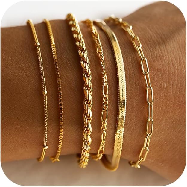 Isabella – SET de pulseras | ORO