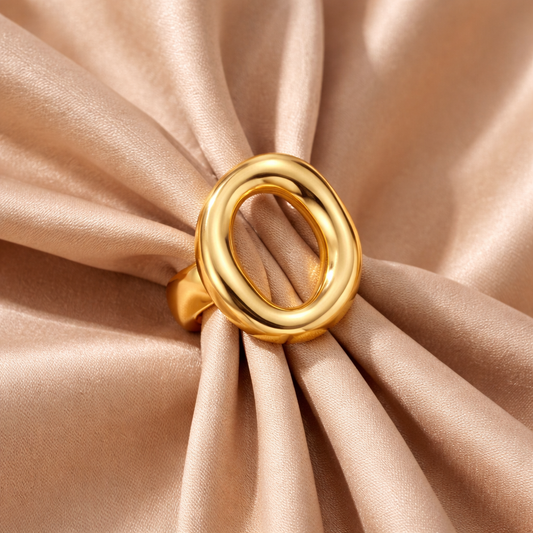 Anillo Vina de Oro Fundido
