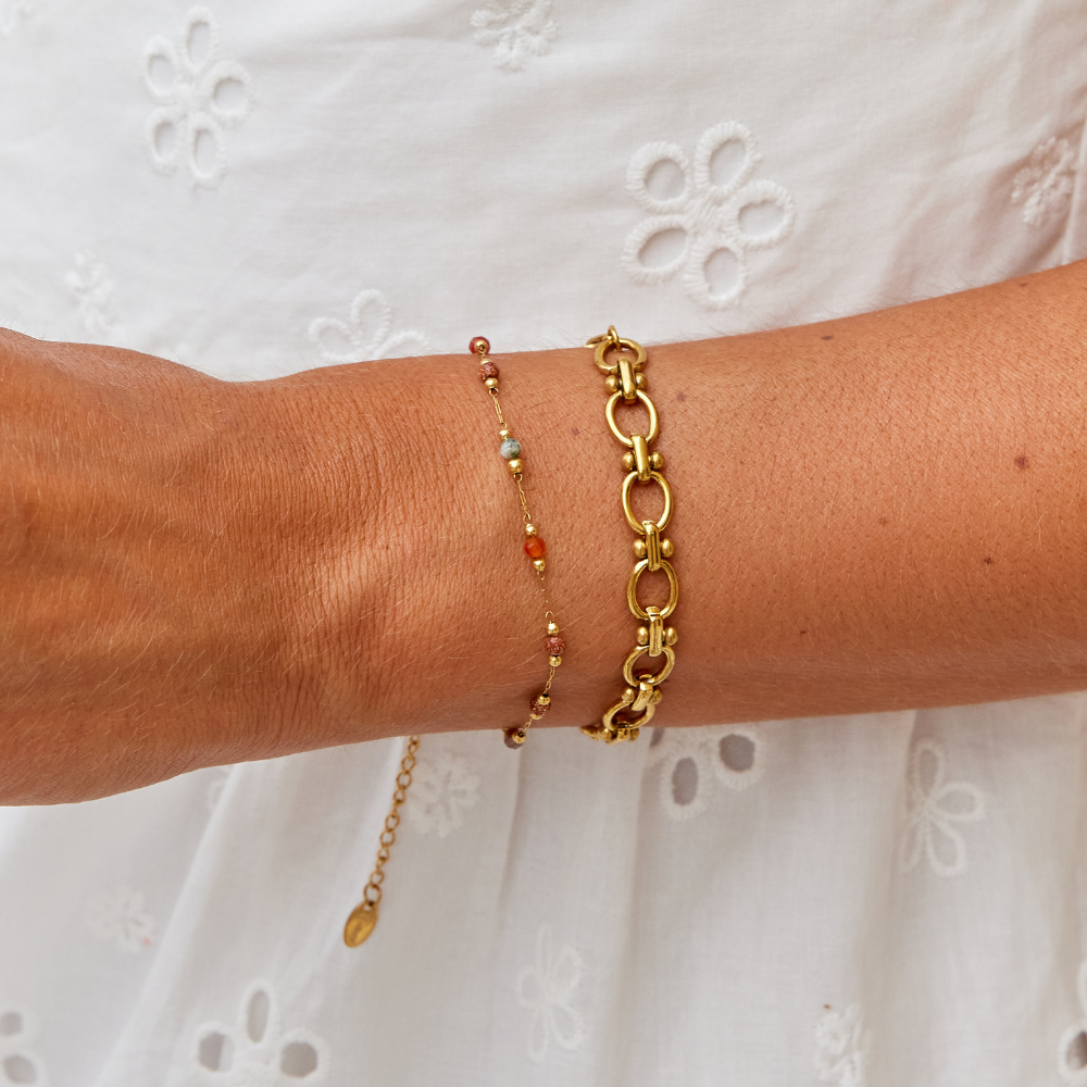 Pulsera Lulu de Piedras con Cuentas