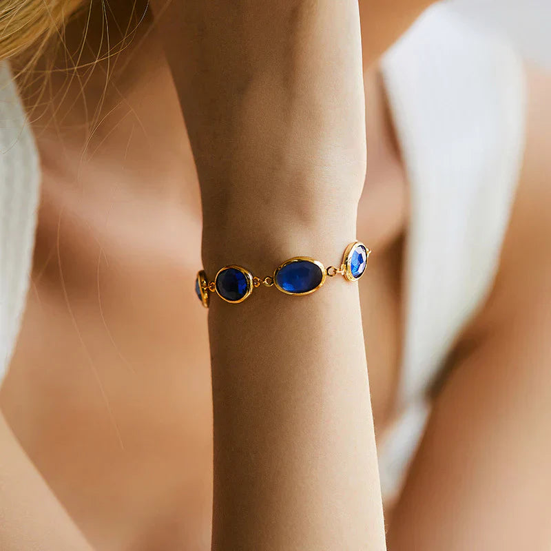 Pulsera de Zafiro Serena | Oro