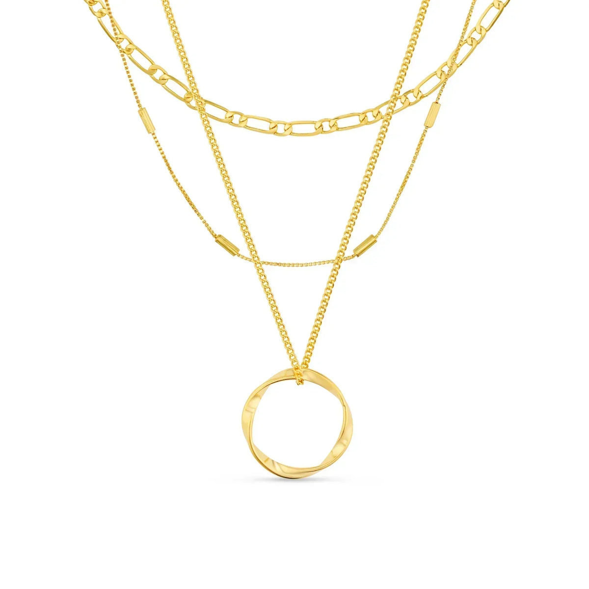Open – SET de collares minimalistas | ORO
