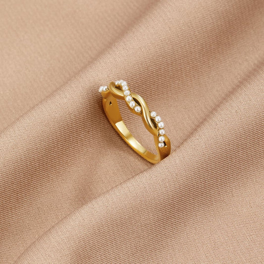 Anillo Isabella de Perla con Giro