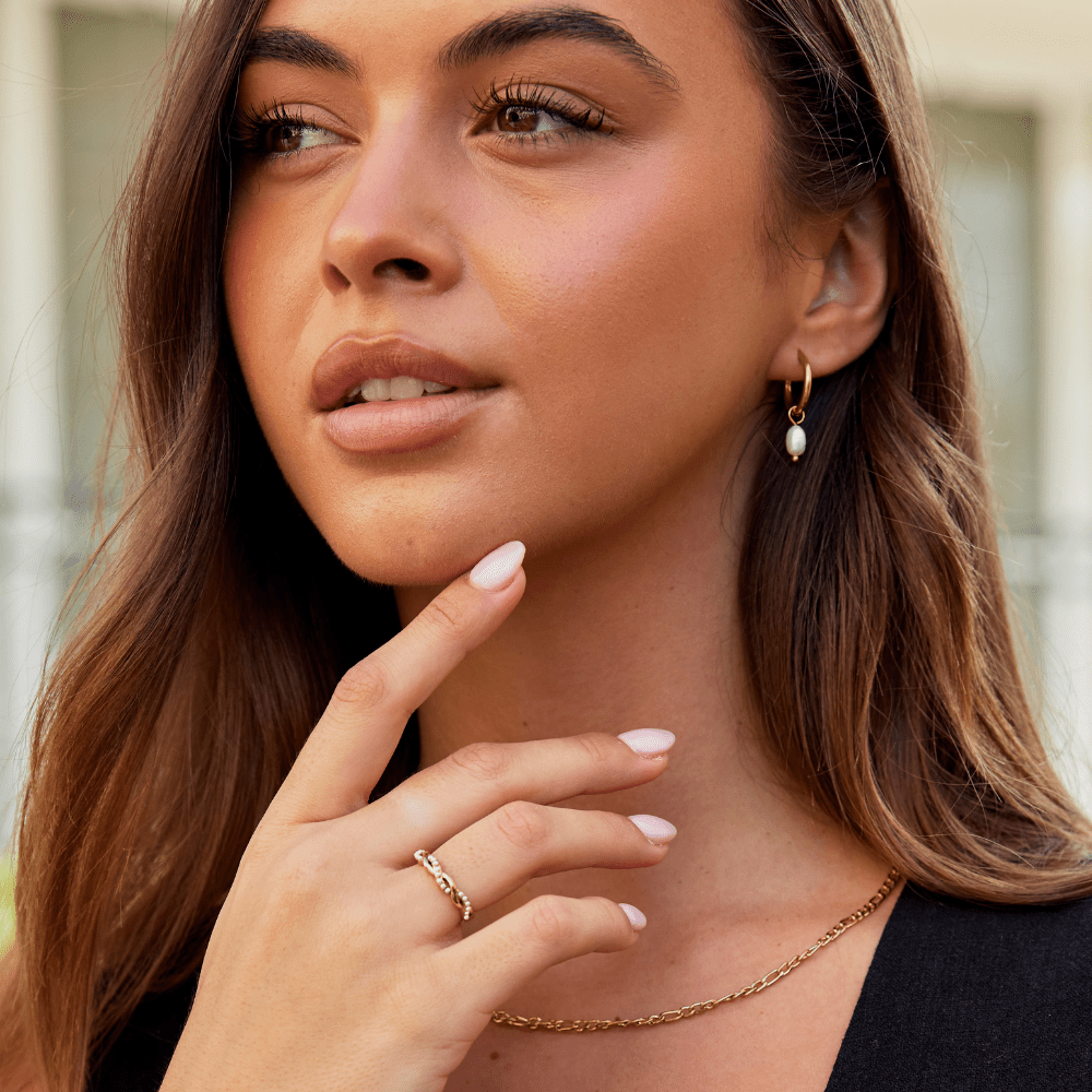 Anillo Isabella de Perla con Giro
