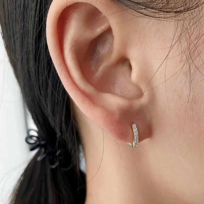 Pendientes Dorados de Gota Inspiración Costera