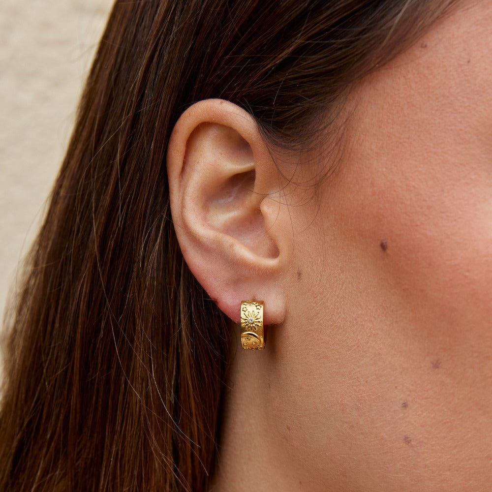 Aros Celestial Dorados