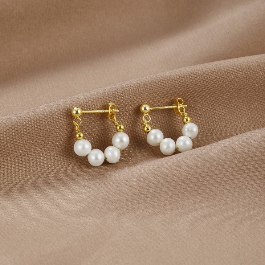 Aros Celine con Perla