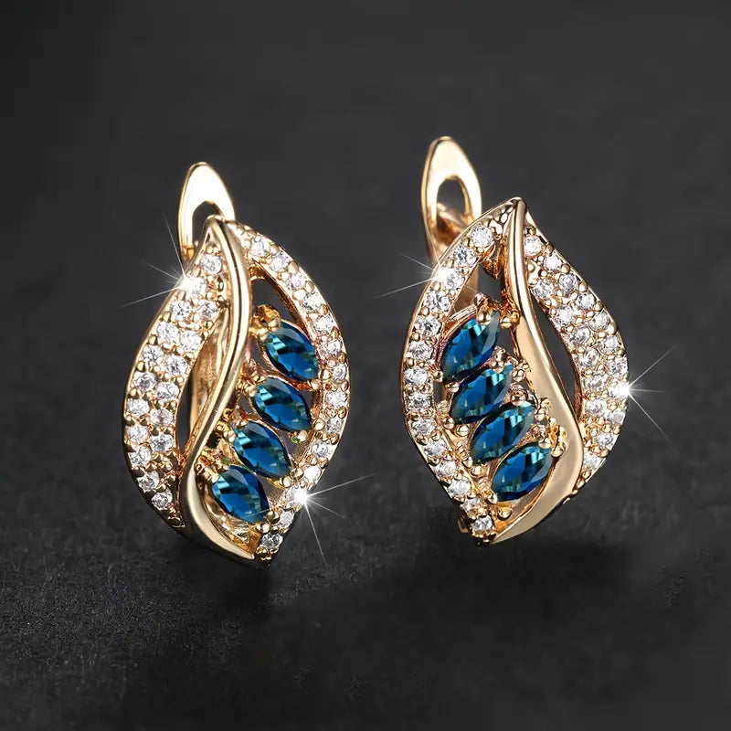 Pendientes de Zafiro Isabella