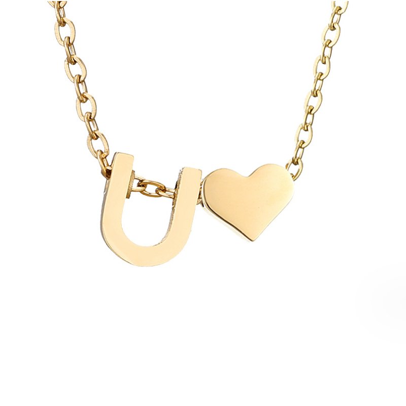 Collar Forever Love & Letter de Oro