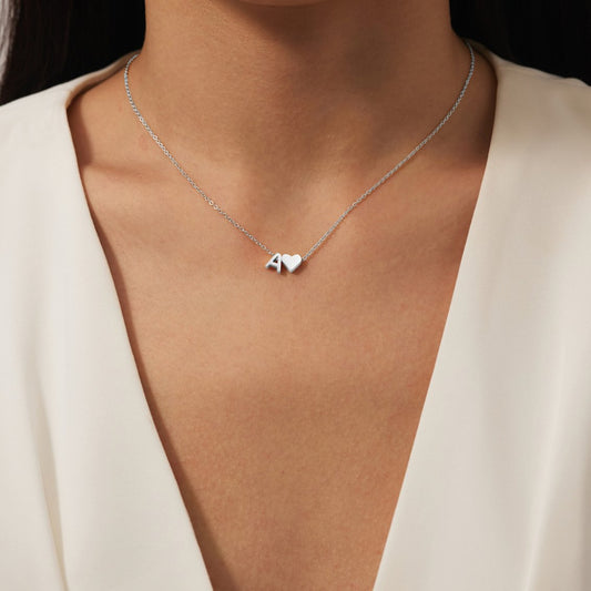 Amor Eterno & Collar de Plata con Carta