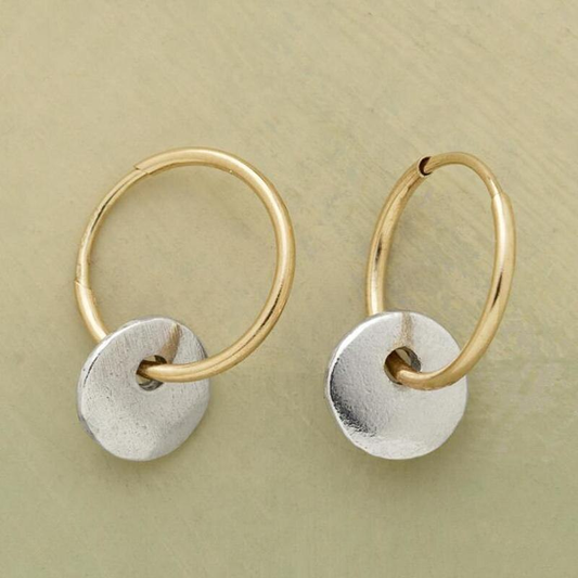 Pendientes Aro Elegantes Hechos a Mano