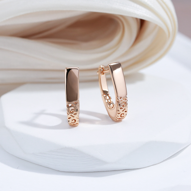 Pendientes Elegantes de Rosa