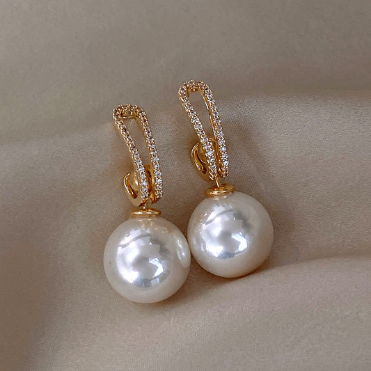 Pendientes Elegantes con Perla