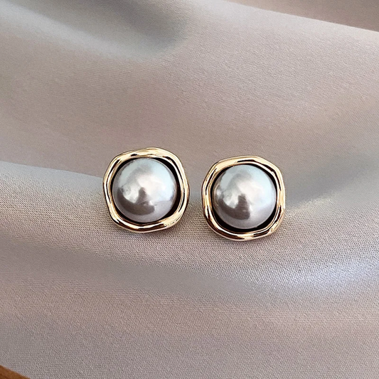 Pendientes Elegantes de Perlas Vintage