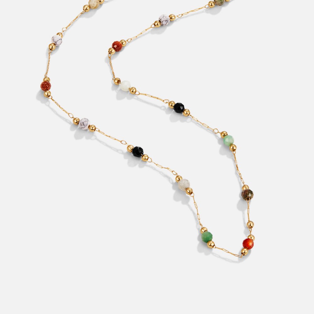 Collar Sophia de Piedras con Cuentas