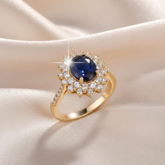 Anillo de Zafiro Valeria