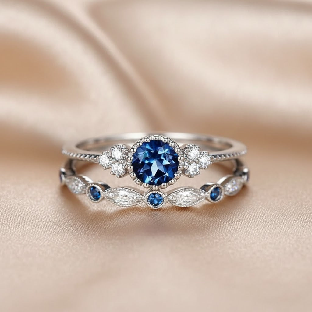 Set de Anillos de Oro Avelisse Moraziel