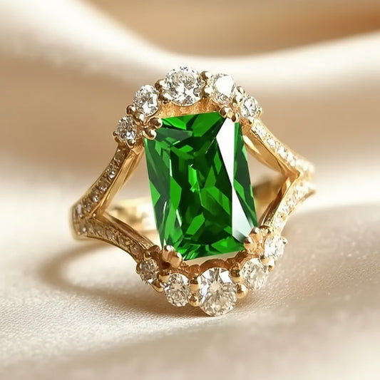 Anillo Esmeralda | Oro