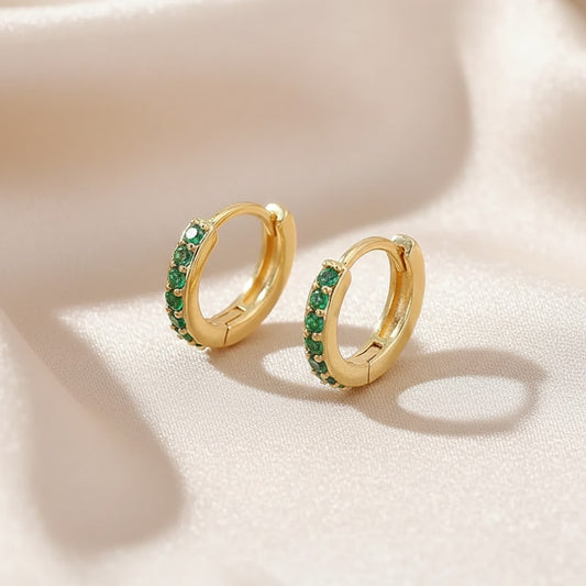 Pendientes Dorados de Gota Inspiración Costera
