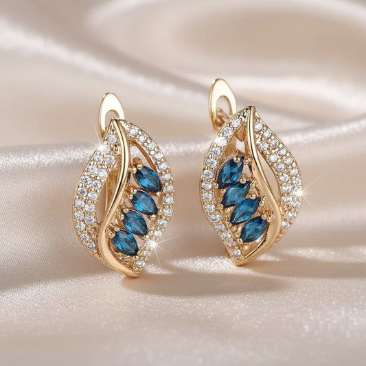 Pendientes de Zafiro Isabella